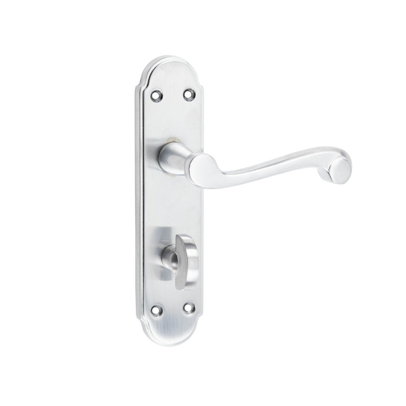 Marlow St Paul Door Handle, Satin Chrome
