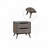 Modern Gray Nightstand