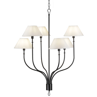 Grand lustre 6 lumières Griffin