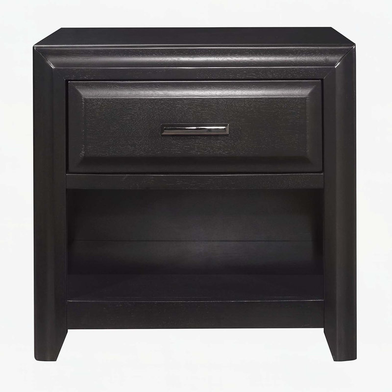 Table de chevet avec rangement de style moderne avec tiroir 1pc