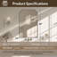 Miroir de salle de bain Modern Cadre en acier inoxydable-436629831-440042843