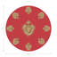Ex Vote Orange Vegan Leather Round Coasters-1456308377