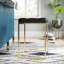      Modern 26" Counter Stool with Brushed Gold Legs – Set of 2 Upholstered Kitchen Island Chairs-1924548671