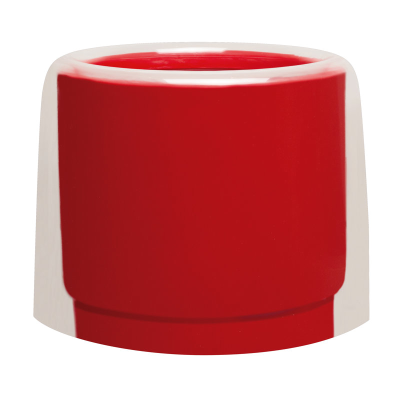 Manseau Pot Planter, Red, 54cm H x 40cm W
