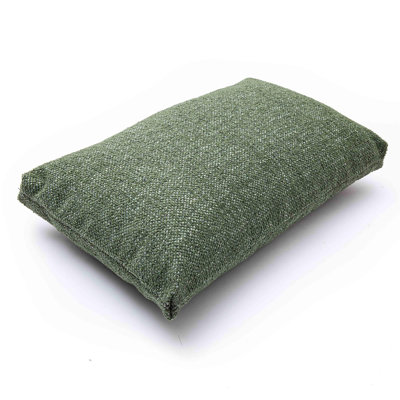 Malolo Green Basketweave Vegan-Down Pillow