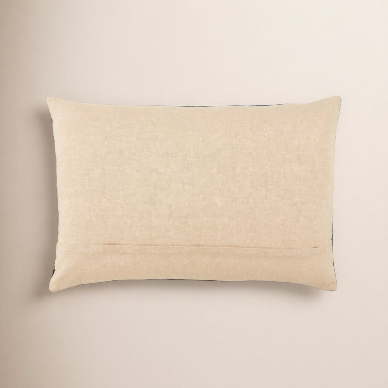 Deco Pfeiffer Rectangular Cotton Pillow Cover & Insert, Ivory, No Fill