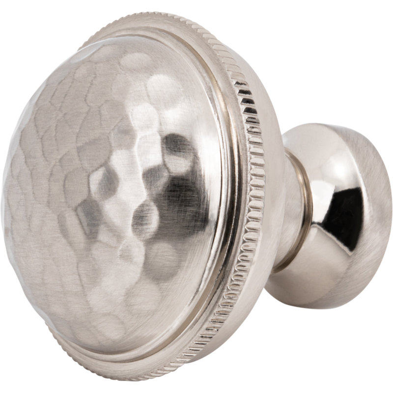 ArtWorth 1 1/4" Diameter Round Knob, Brushed Satin Nickel