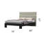 Skyline Modern 5-Piece Lacquer Bedroom Set with LED Headboard-1781000321
