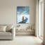 Ensemble de 1 tableau sur toile Chemin d'hiver-129360387-129360388