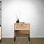 Table d'appoint en bouleau avec tiroir Coastal Modern