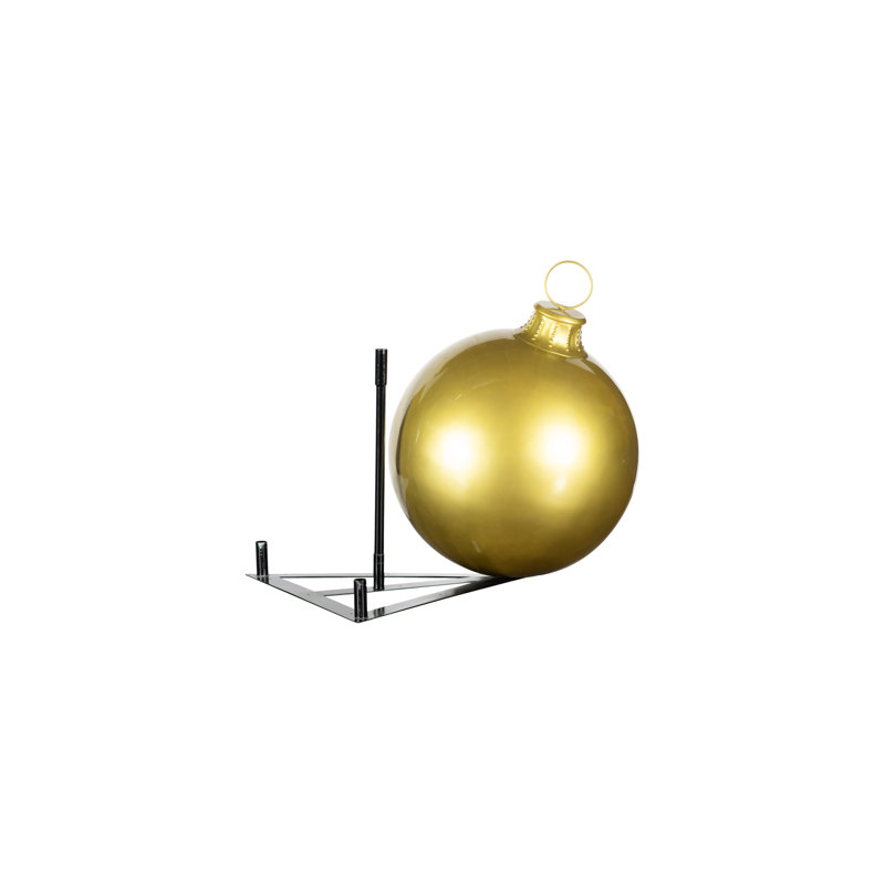 Support pour ensemble de 4 boules de Noël, noir (support seulement)