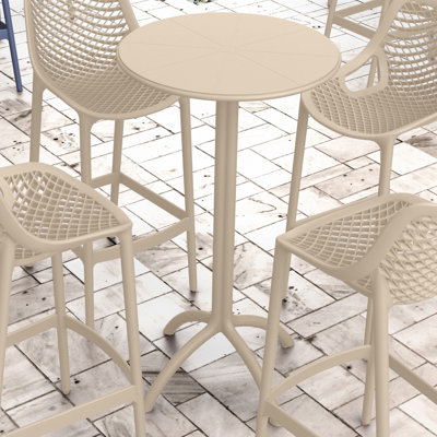 Bova Round Outdoor Bar Table