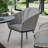 Aspen 120cm Round Dining set with rope chairs 