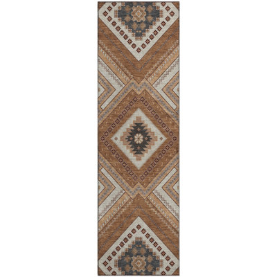 Premium Machine Washable Guada AMF1010 Tribal Rug