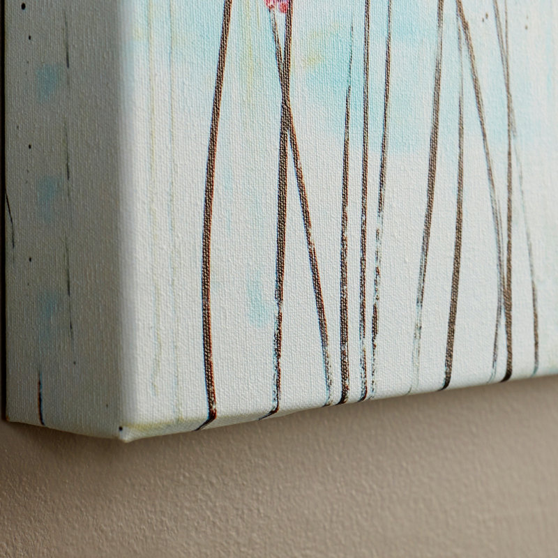 « Lilies » par Jolina Anthony, peinture, H 24 po x l 32 po x P 1 po, Toile tendue