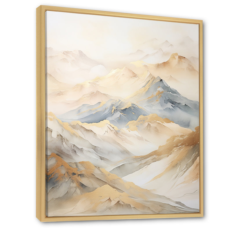 Majestic Mountain Peaks II, Cadre naturel flottant, 40" H x 30" W