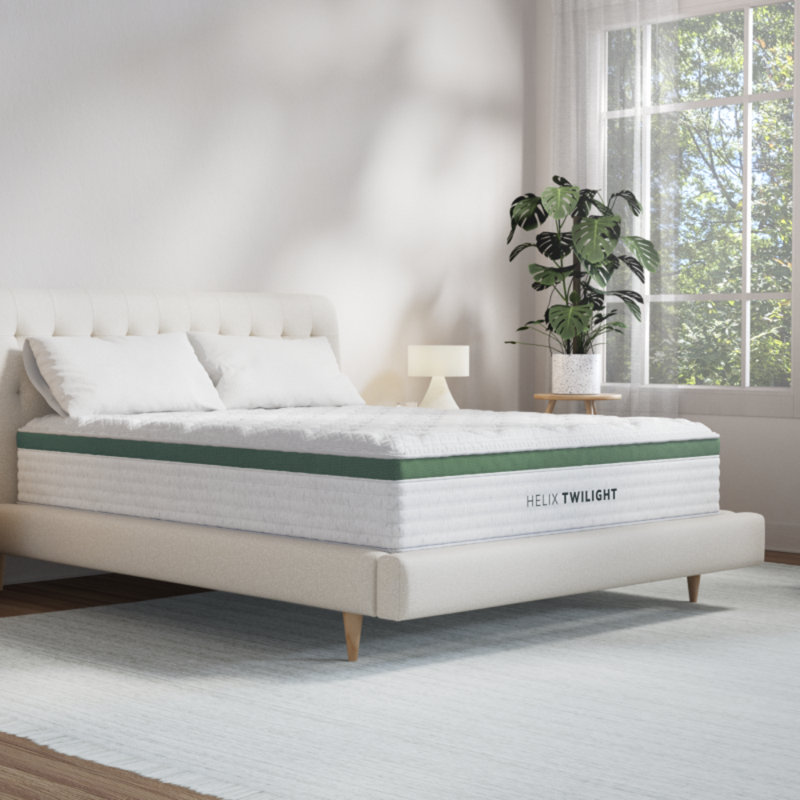 Matelas Helix Twilight avec plateau-coussin GlacioTex, Lit simple