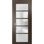 Porte-fenêtre en verre givré massif | Quadro 4002 | Poignée simple à panneau régulier | Portes de salle de bain robustes