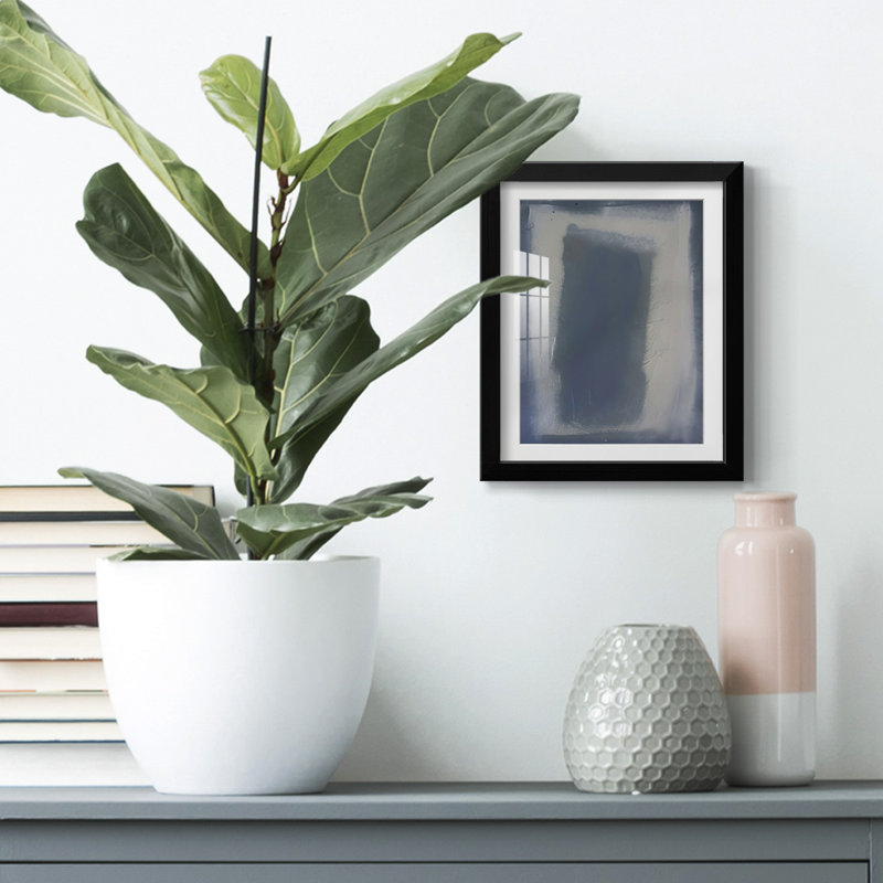 The Shadow Framed Print, Black Framed Paper, White