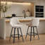 Tabouret de comptoir pivotant de 25,6 po avec structure en métal Absalom-272292295-313400266