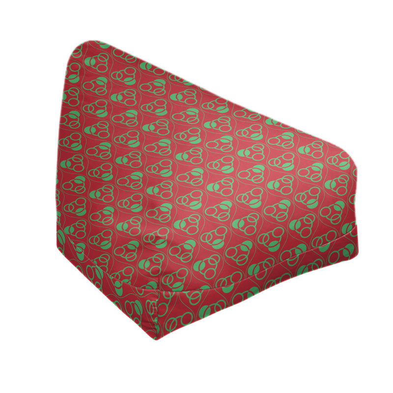 Fauteuil à billes standard &, Rouge / Vert, H 25 po x l 27 po x P 30 po