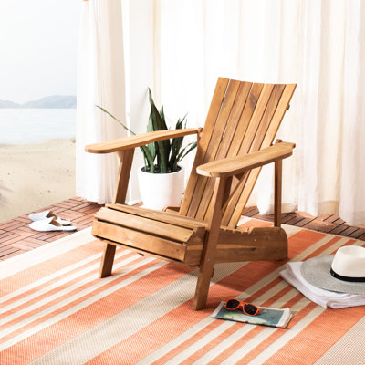 Chaise Adirondack en bois massif Sesco