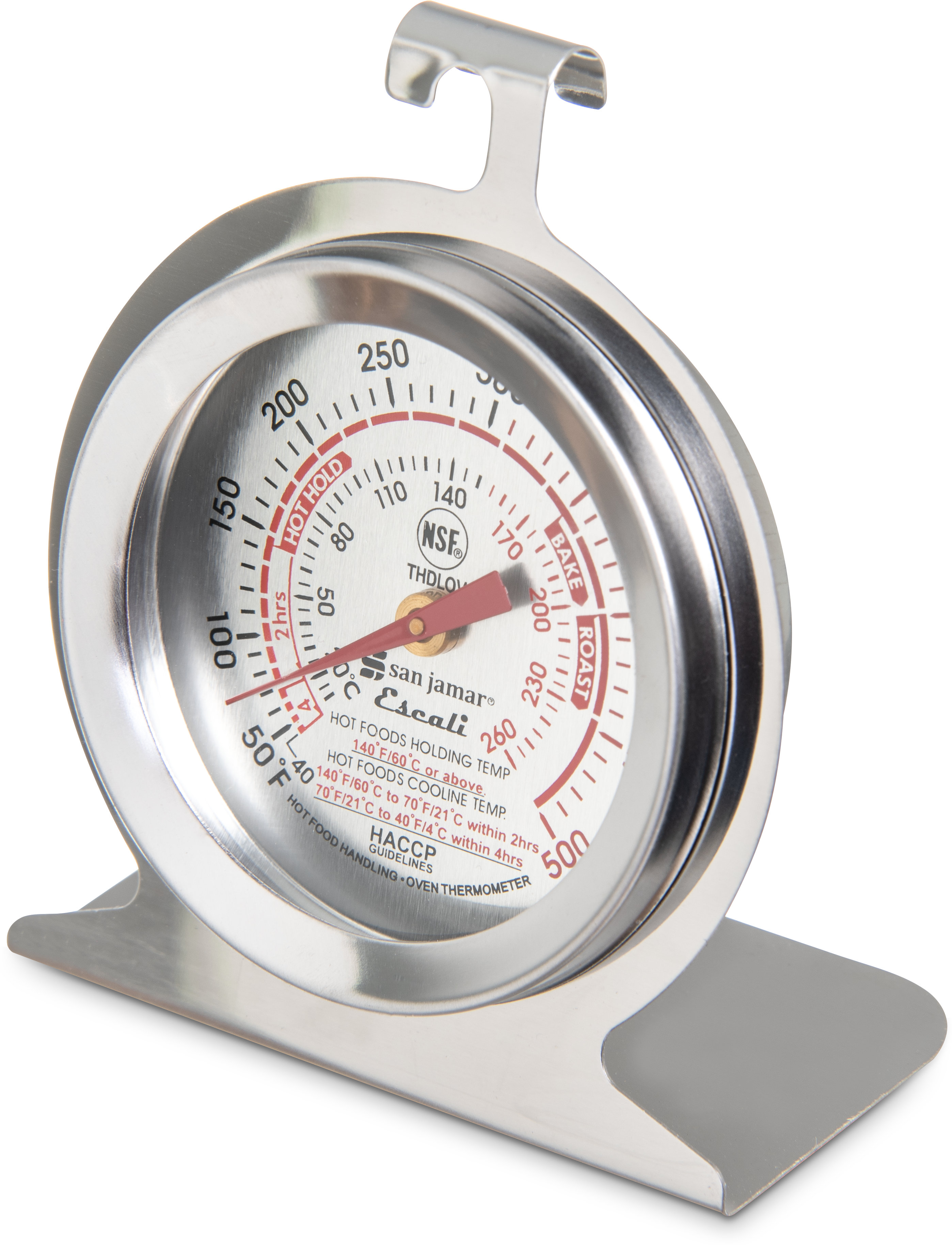 Taylor 5932 Large Dial Kitchen Cooking Oven Thermometer, 3.25 Inch Dial,  Stainless Steel