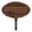 Plaque de jardin en aluminium avec texte et chiffres-109559040-109559054