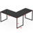 Cleao L-Shaped Metal Base Computer Desk-625406574