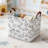 4Pcs,Large Capacity Fabric Storage Basket For Laundry, Toys, And Home Organization - Foldable, Water-Resistant, And Durable Square Design