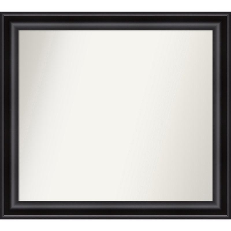 Miroir d'appoint mural en plastique Churchton, 35,75 po x 39,75 po