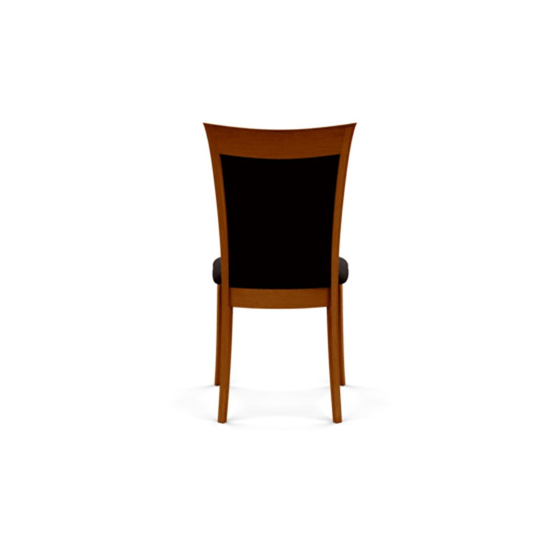 Morgan Leather Dining Chair, Autumn Cherry, Ebony