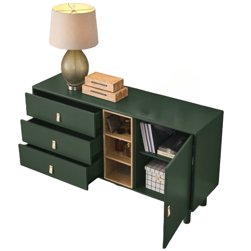 Mardee 55.12'' Wide Credenza, Green