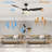 Amonii 56'' Ceiling Fan with LED Lights-311854954