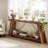 70.9 Inches Extra Long Sofa Table Behind Couch, Industrial Entryway Console Table With Storage For Hallway, Entry, Living Room-1107128718