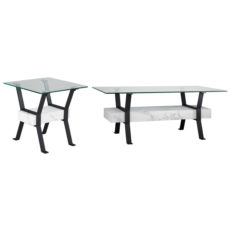 Darvette 2 Piece Living Room Table Set