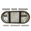 Baignoire autoportante en acrylique de trempage de 59 po x 29,12 po