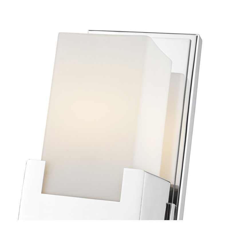 Bado Dimmable LED Bath Sconce, Chrome