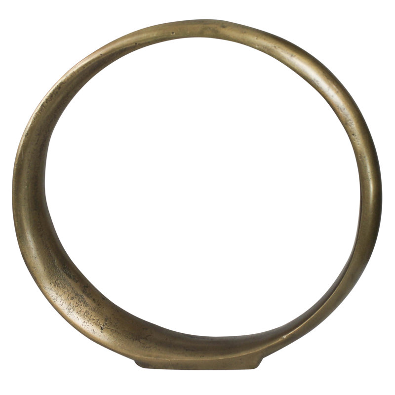 Circle Sculpture, Brass - Lrg