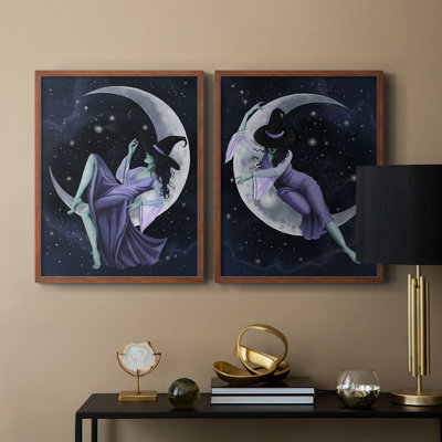 Star Sorceress I-Premium, reproduction encadrée prête à accrocher - aucun clou requis - aucun clou requis