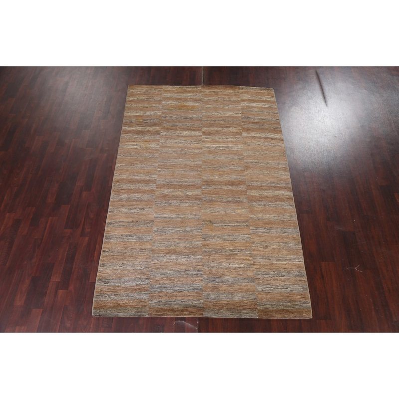 Tapis oriental fait à la main Gabbeh 6 x 9