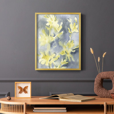 Forsythia Blooms II Framed Print - Solid Wood