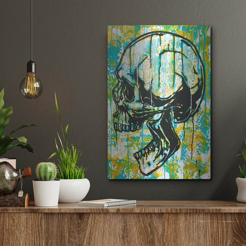 «Screaming Skull 2» par Dean Russo, H 16 po x l 12 po