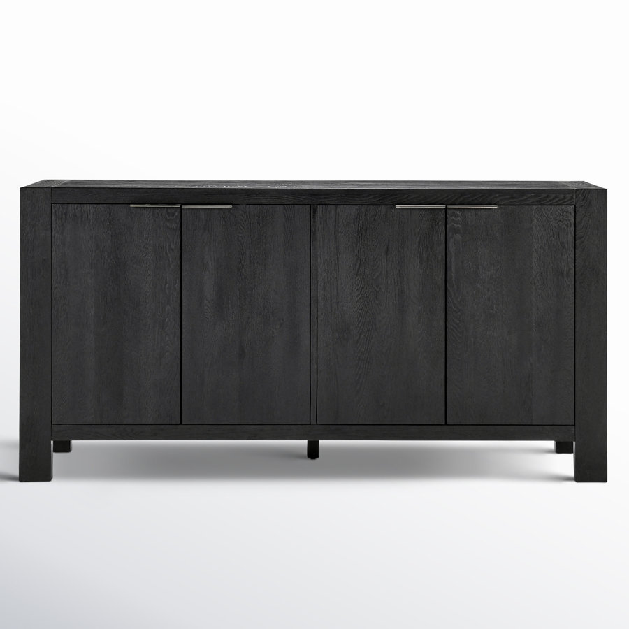 Block 72" Wide Oak Solid Wood Sideboard