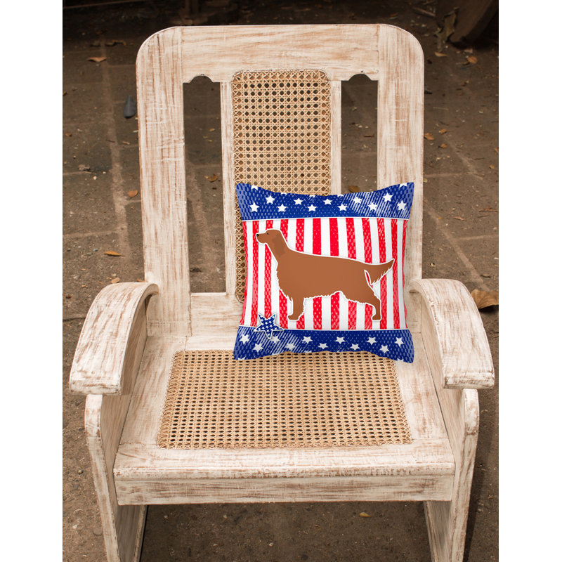 Coussin intérieur/extérieur Patriotic, H 14 po x l 14 po x P 3 po