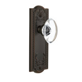 Grandeur Parthenon Plate Passage with Provence Crystal Door Knob