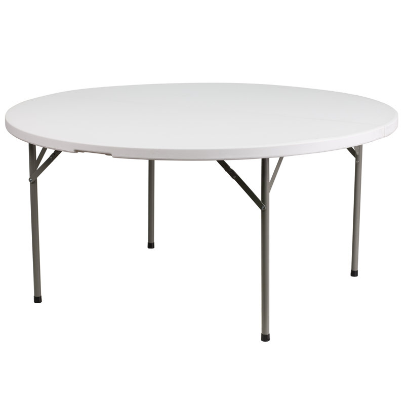 Table ronde en plastique Noah, H 29,25 po x l 60,75 po x P 60,75 po