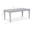 Table de salle à manger extensible grise-116588709