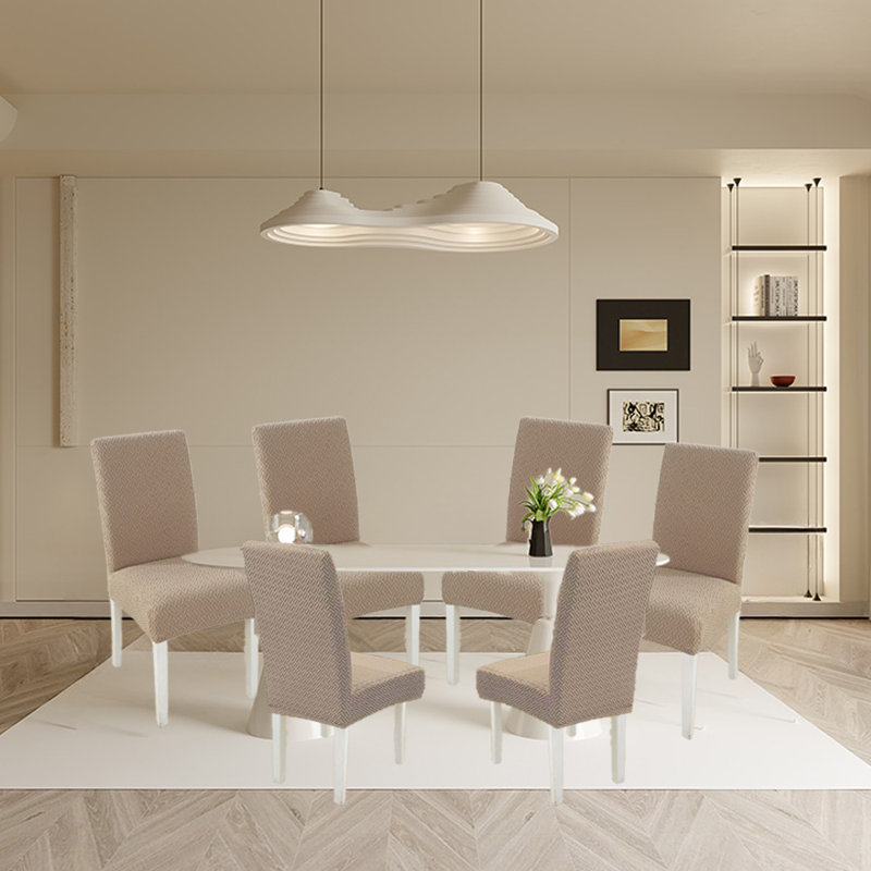 Housse pour chaise de salle à manger, Brun