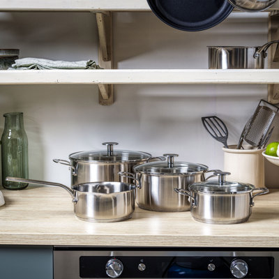 KitchenAid Stainless Steel Kochgeschirr-Set, 7-teilig
